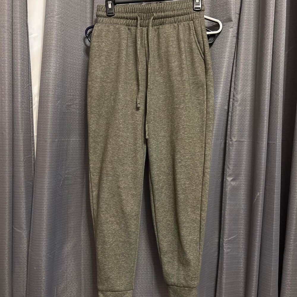 Zenana Women's Green and Grey Joggers-tracksuits